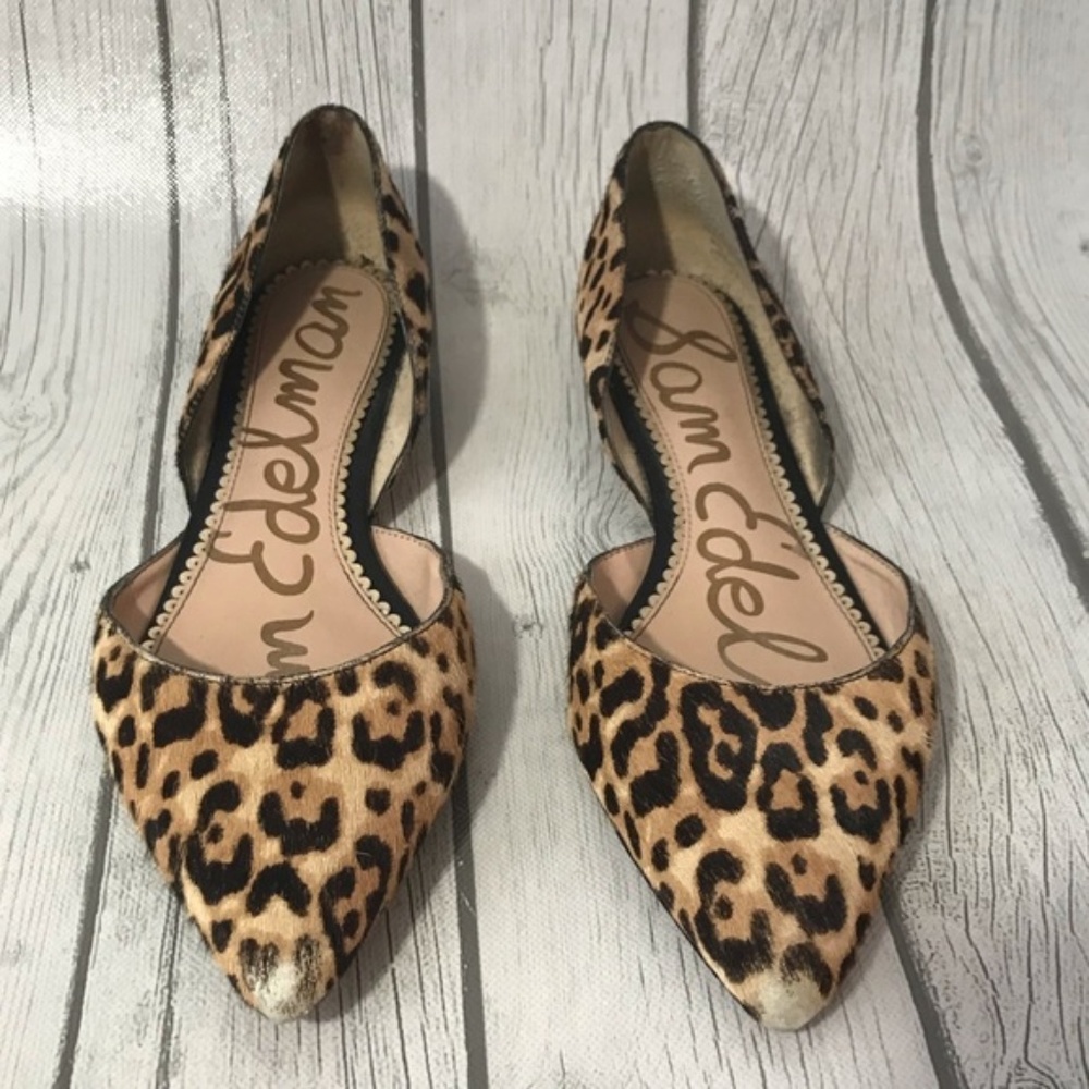 Sam Edelman Rodney d'Orsay Flats Brahma Hair